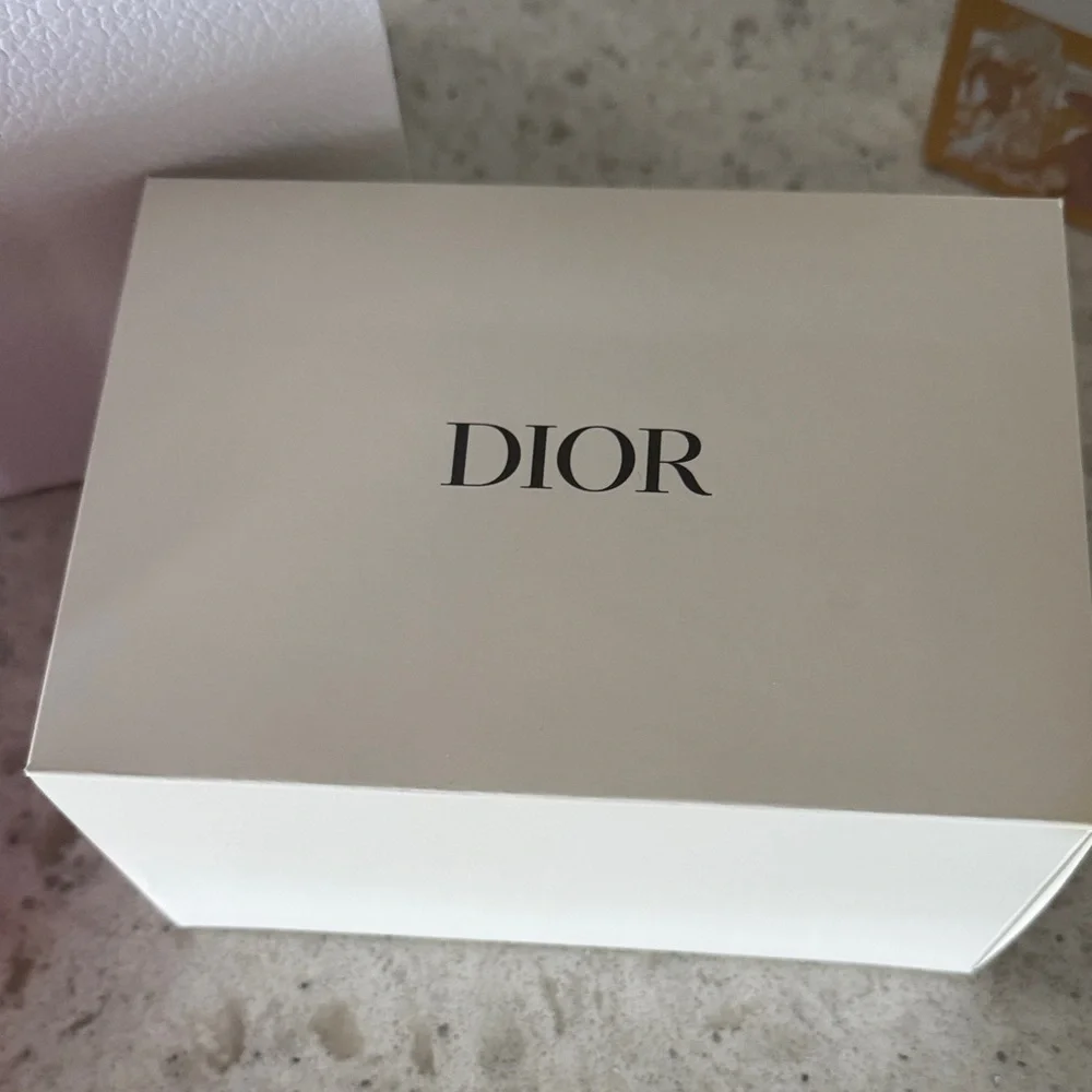 Dior Addict Lipstick with Miss Dior refill cap, new canvas beauty pouch